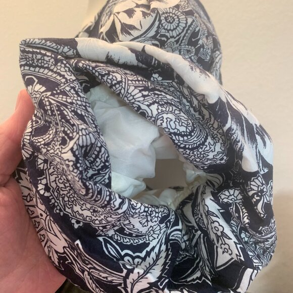 Vintage Diane Freis cotton skirt and top set navy white one size almost new cond - Picture 8 of 13